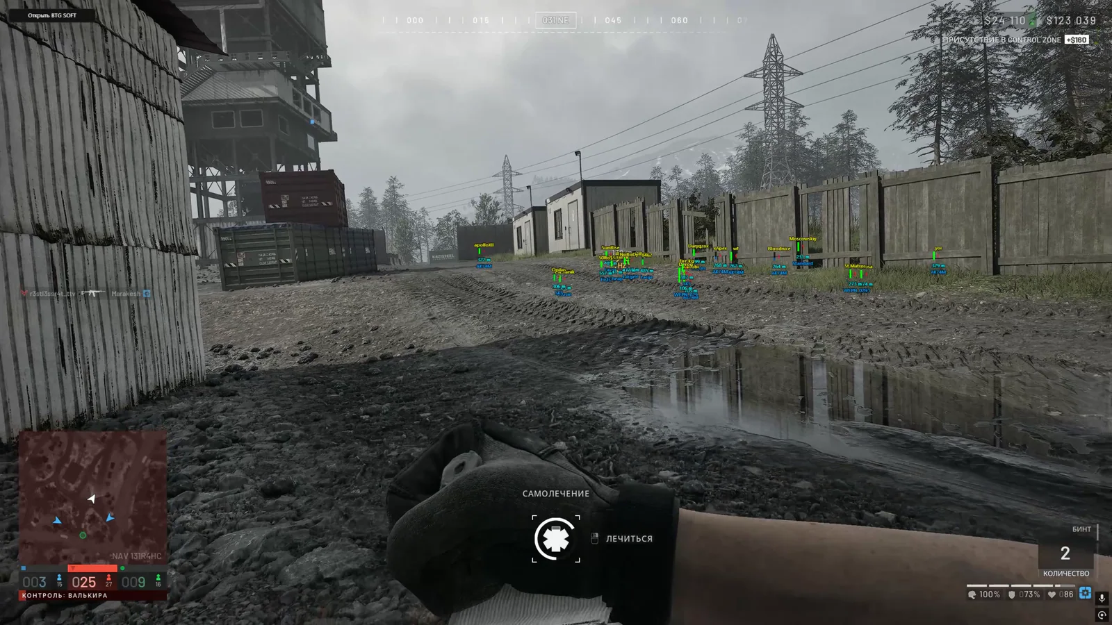 BTG WARDOGS — общий обзор игроков и дистанций
