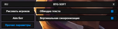 BTG cheat for Valorant - menu screenshot 6